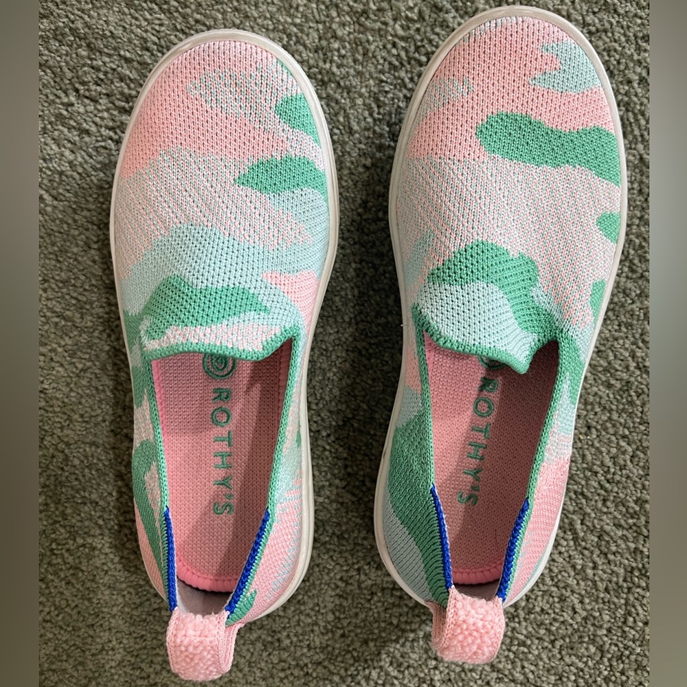 Rothy’s girls loafer in cotton candy